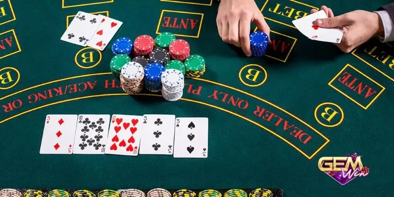 Ván chơi Poker tại cổng game Gemwin sẽ diễn ra với 5 vòng cược.